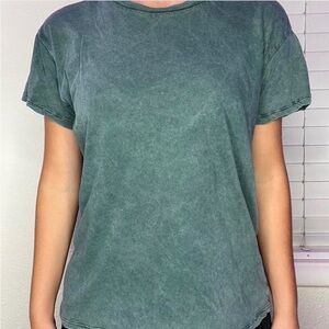 Brandy Melville Short Sleeve T-shirt, Washed Spruce